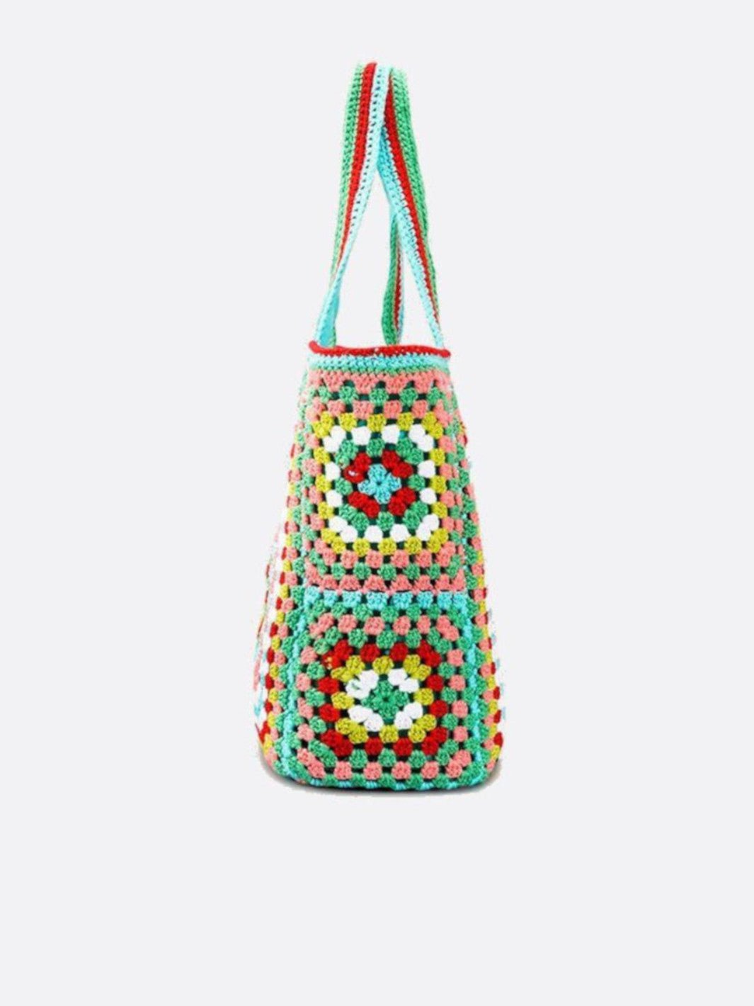 Grand cabas en coton et crochet<br>Meryll