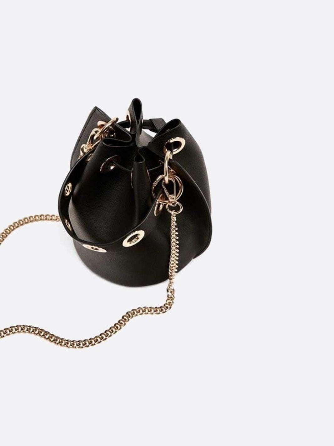 Petit sac seau cuir<br>Minerva