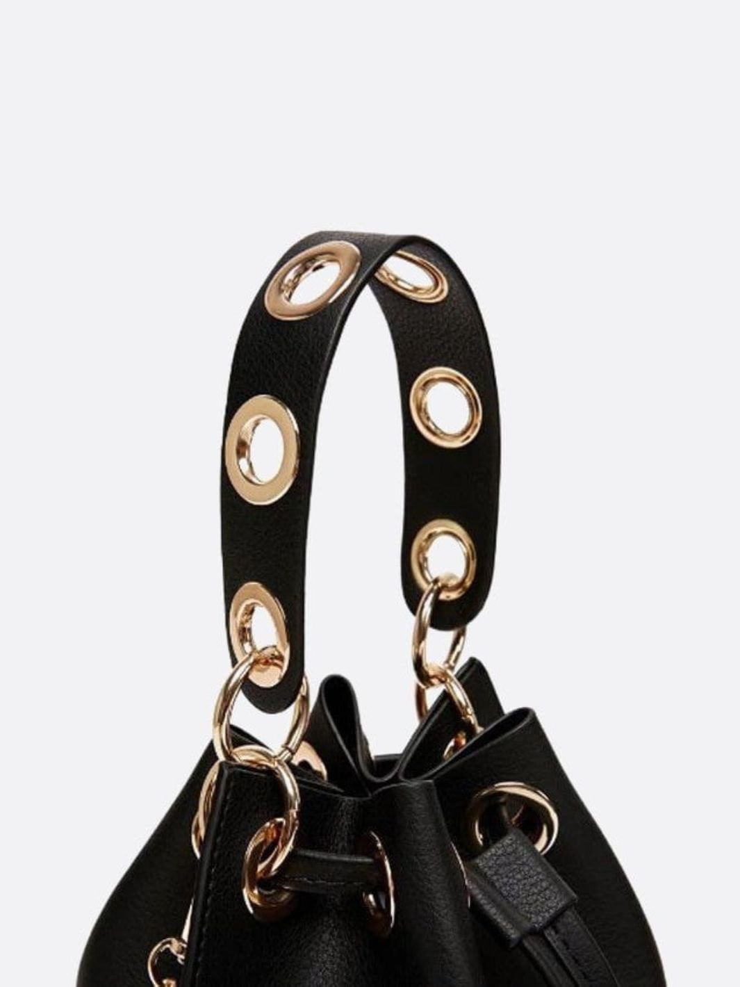 Petit sac seau cuir<br>Minerva
