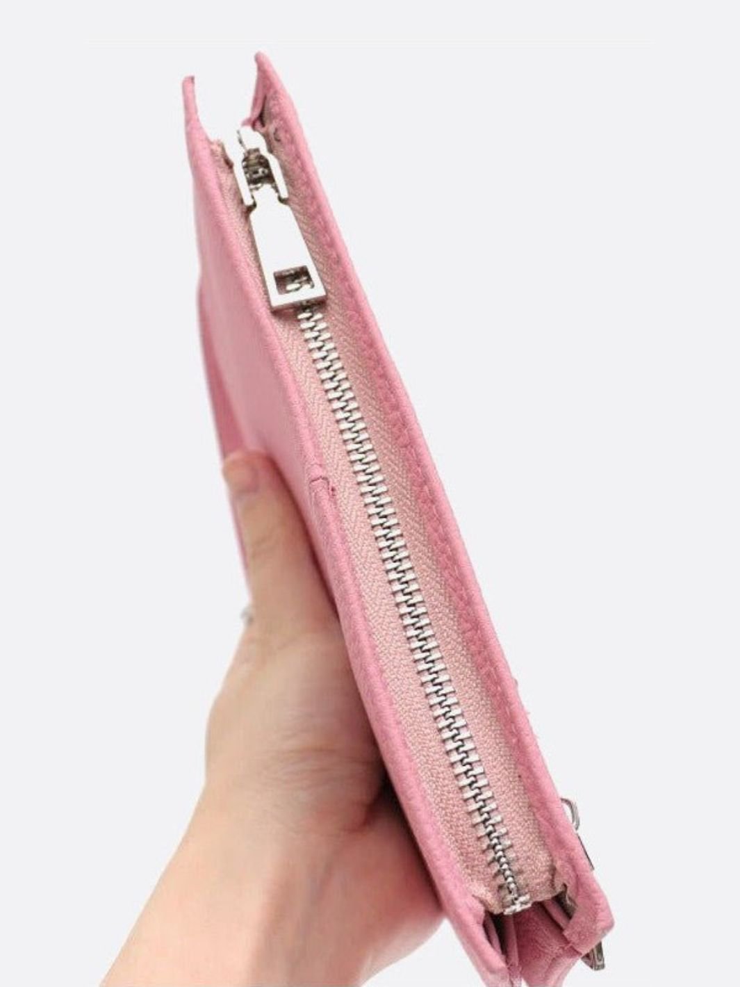 Portefeuille long en cuir