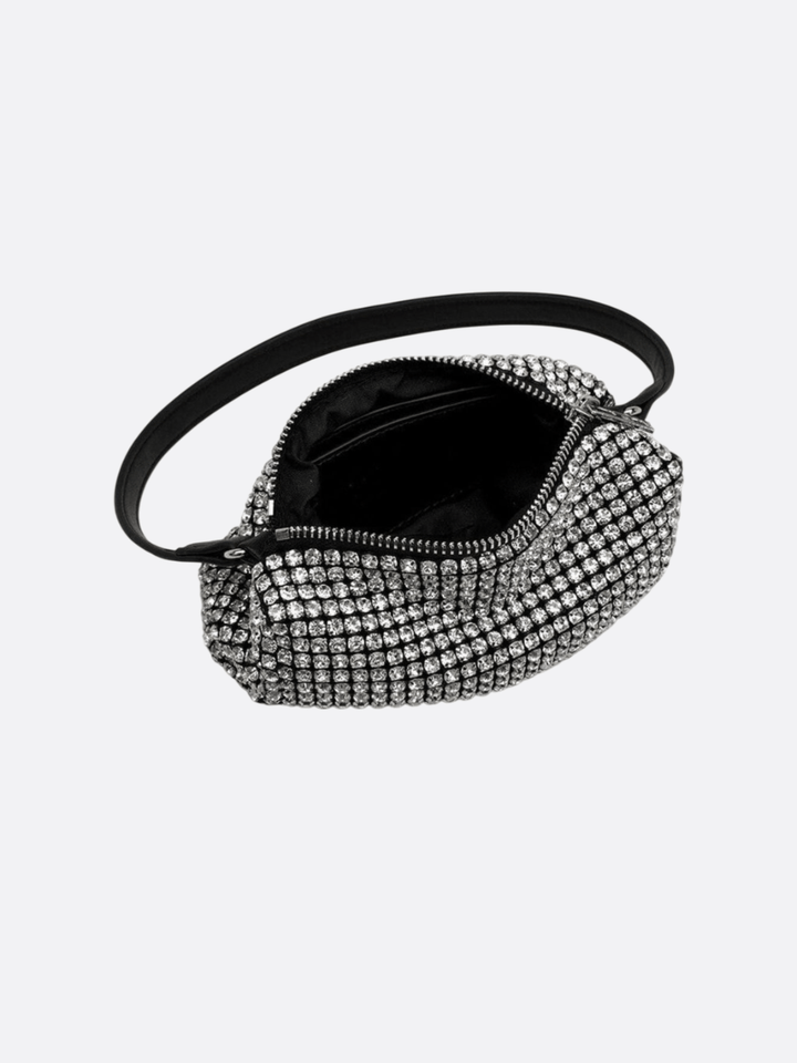 Sac bandoulière strass