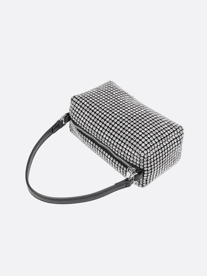 Sac bandoulière strass