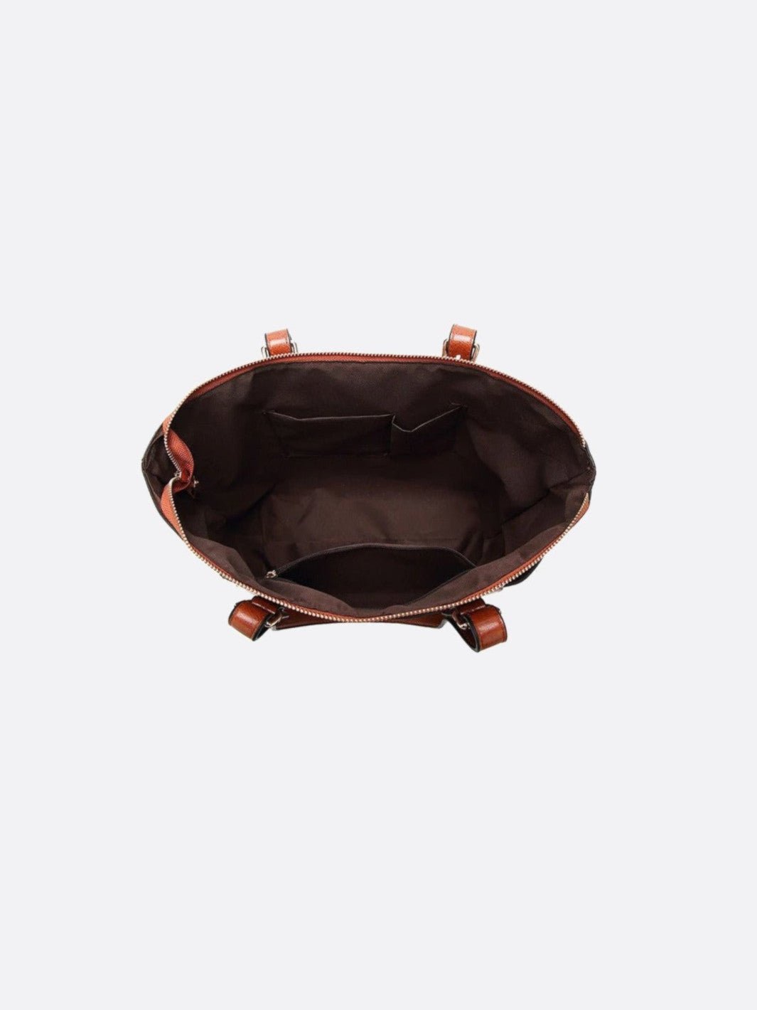 Sac cabas camel en cuir<br>Solaro