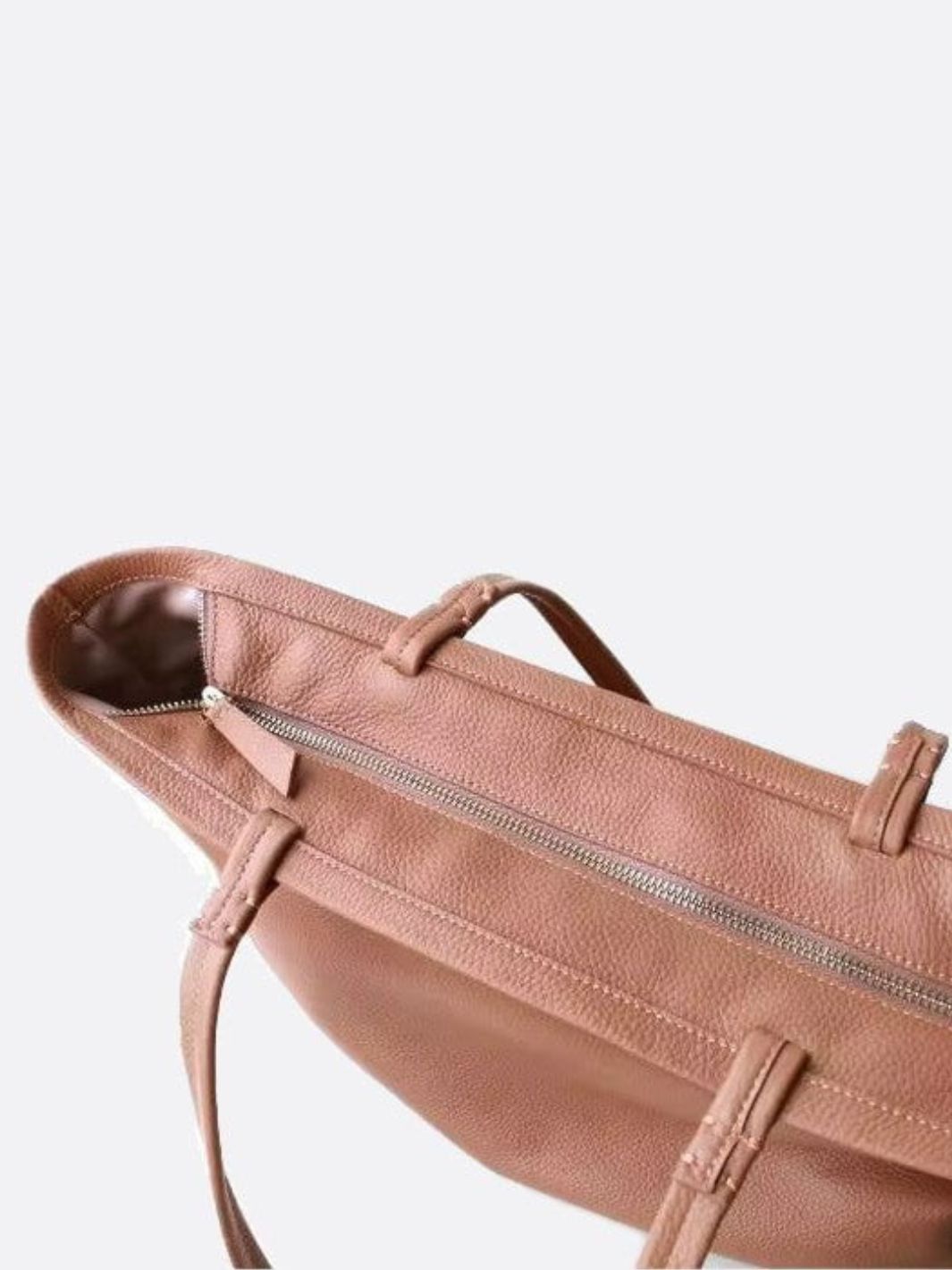 Sac cabas cuir avec fermeture éclair<br>Madral