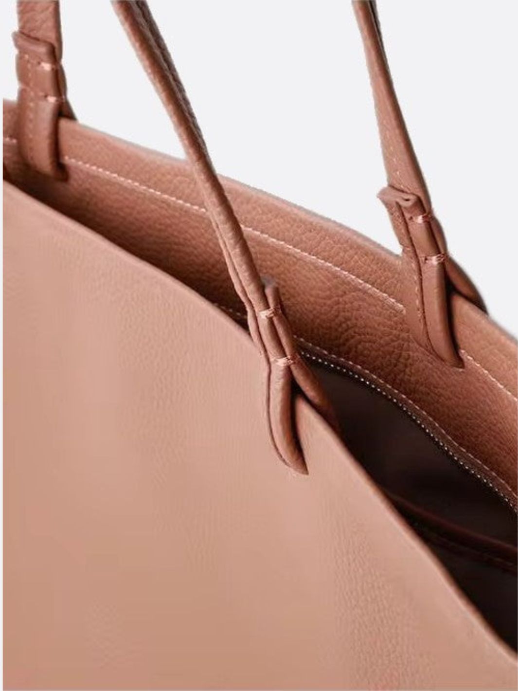 Sac cabas cuir avec fermeture éclair<br>Madral