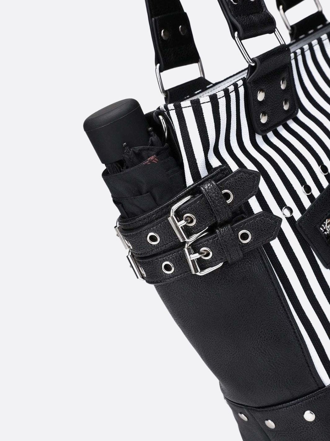 Sac cabas noir et blanc