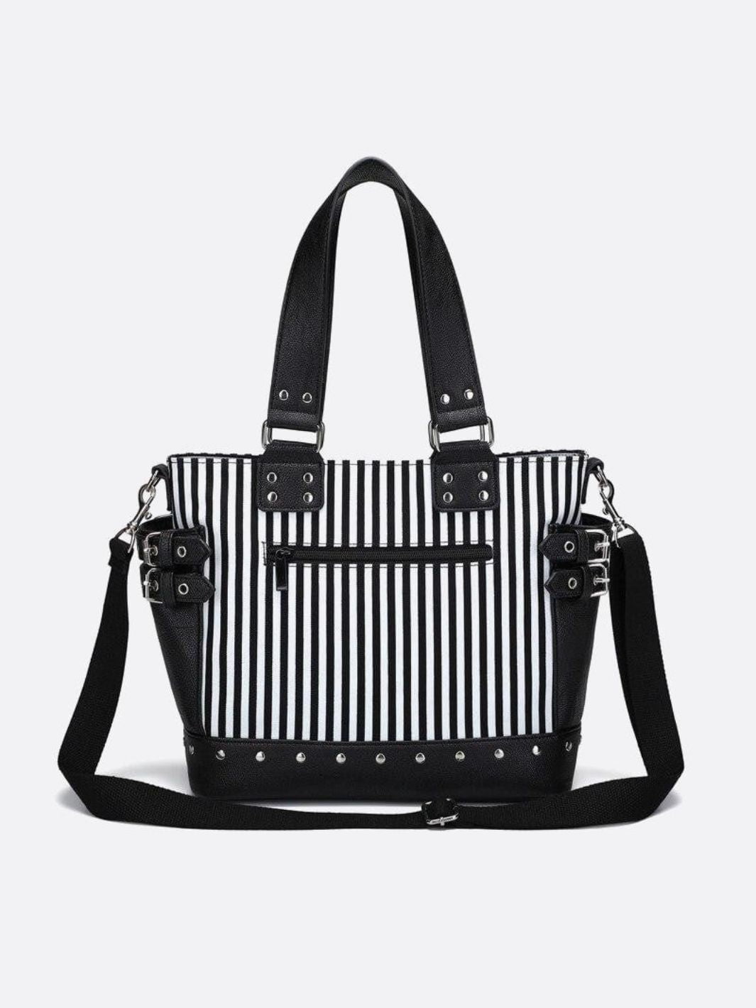 Sac cabas noir et blanc