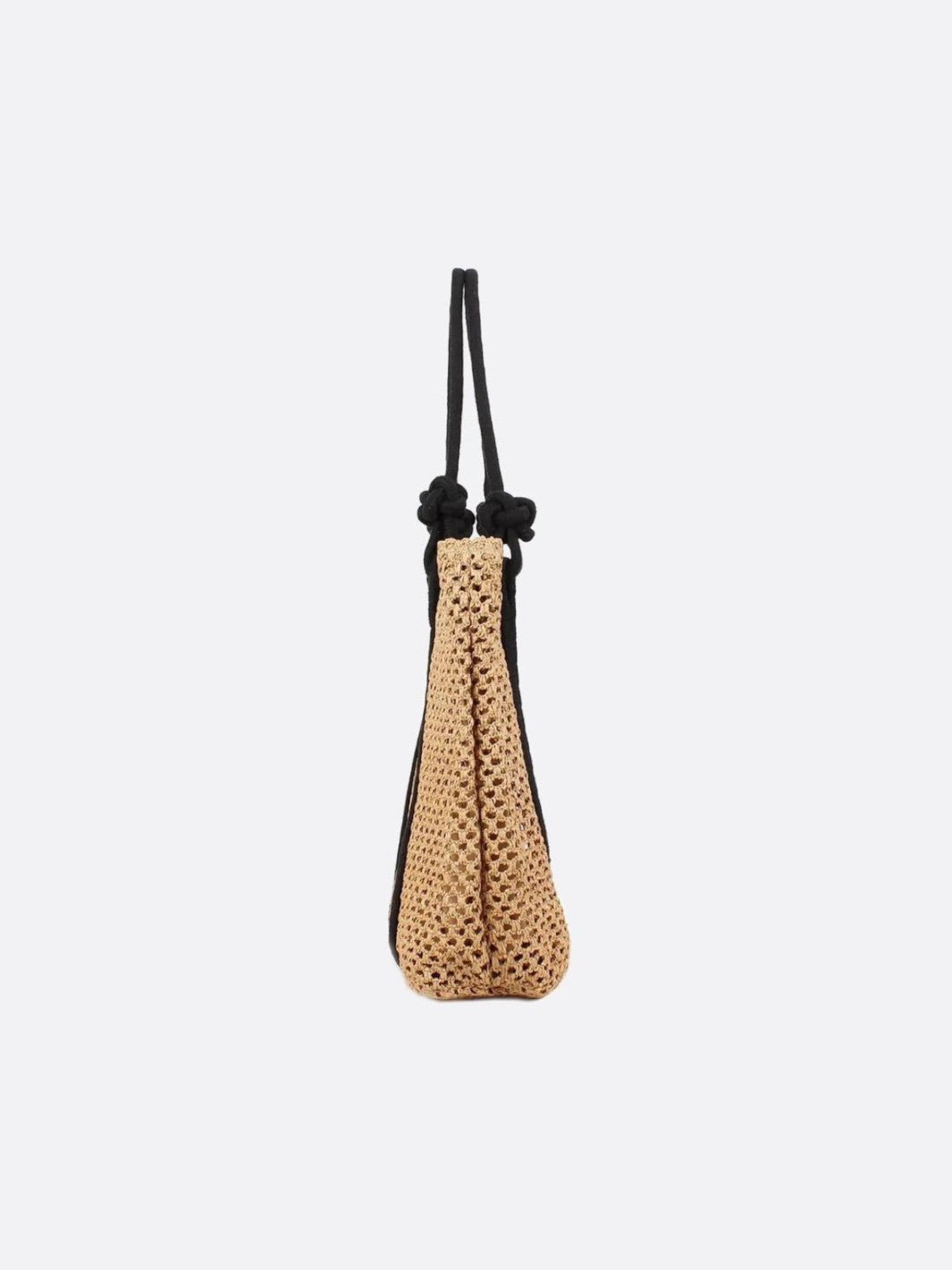Sac d'épaule en paille type cabas<br>Térano