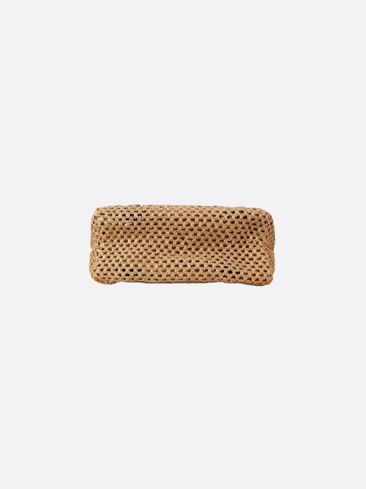 Sac d'épaule en paille type cabas<br>Térano