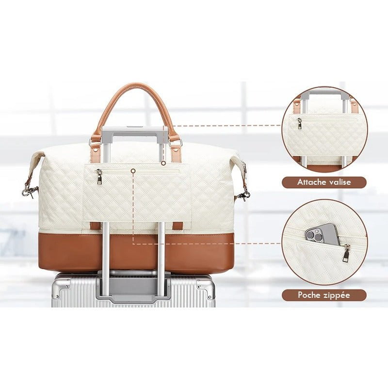 Sac de voyage matelassé