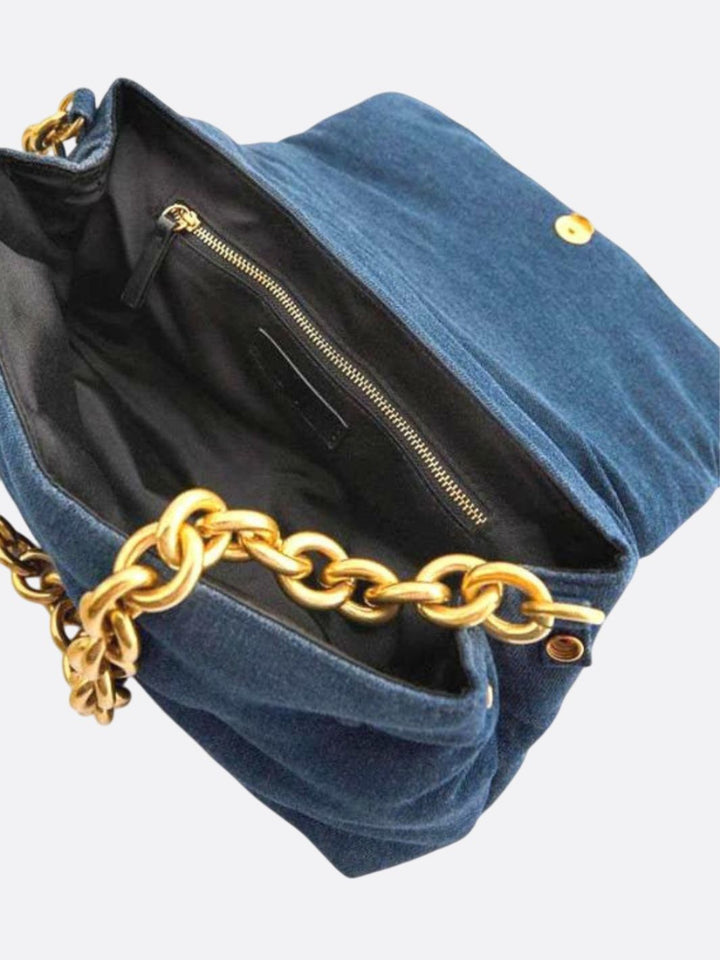 Sac denim matelassé