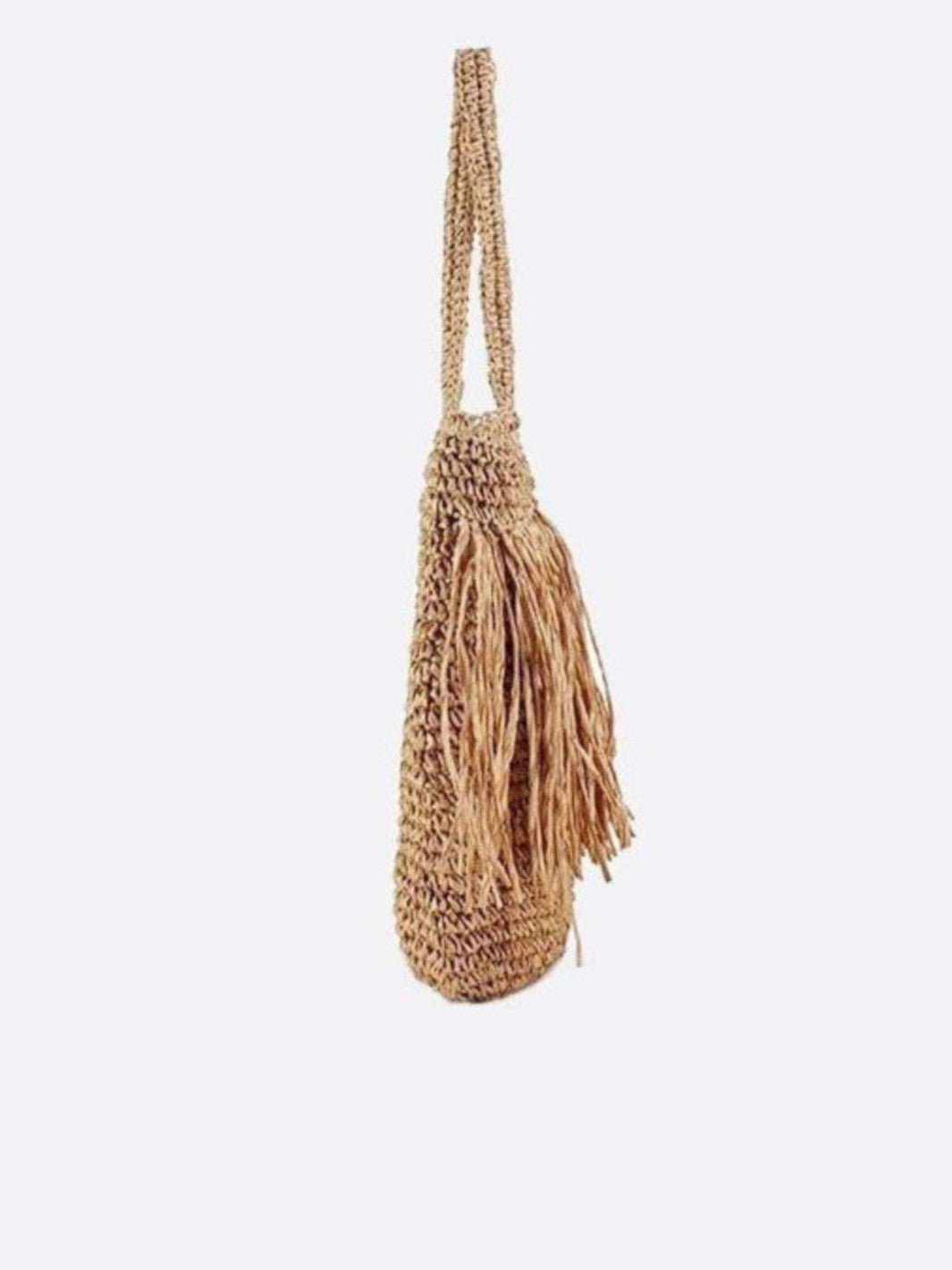 Sac franges raphia<br>Isandro