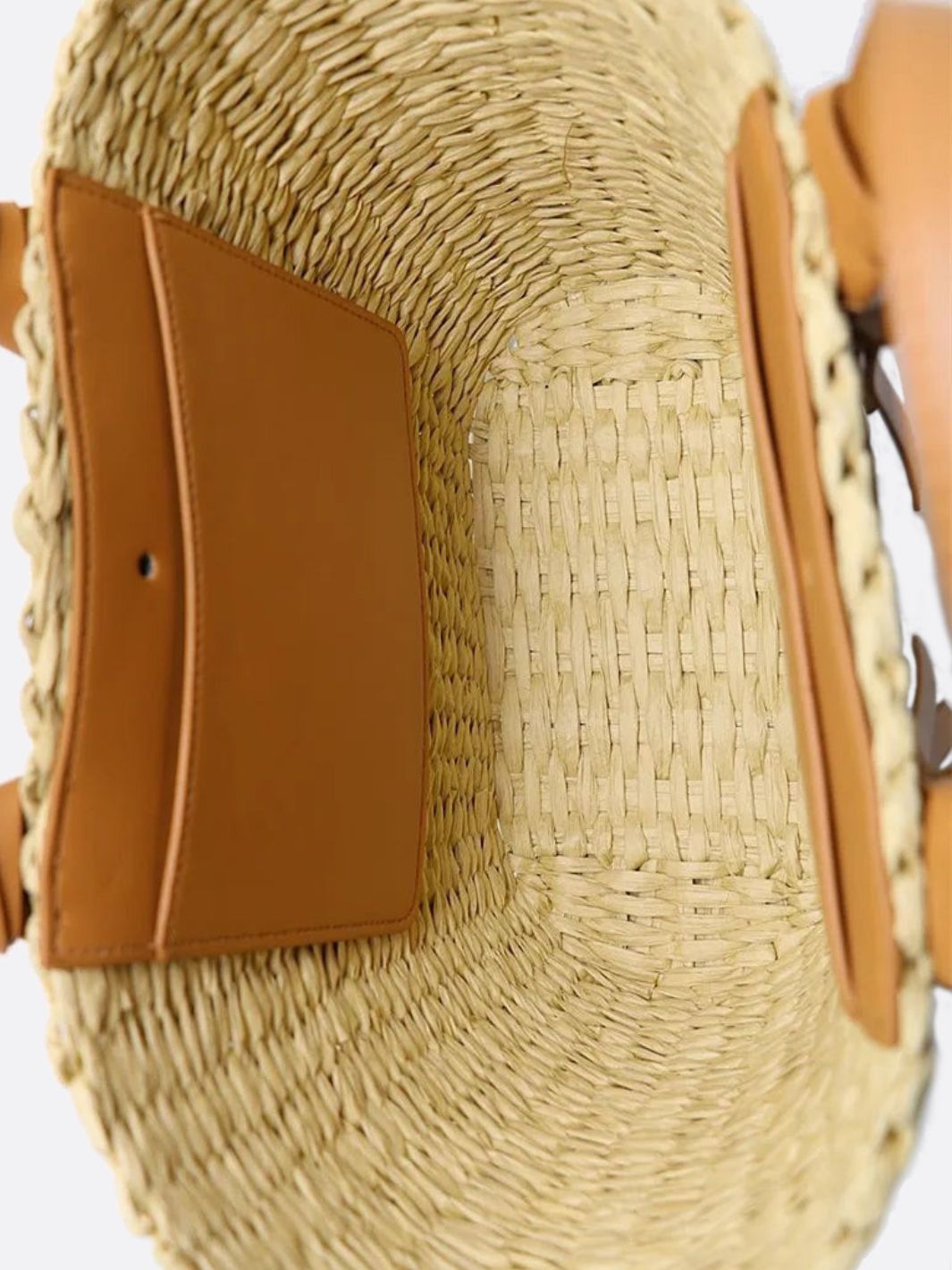 Sac osier et cuir<br>Cortona