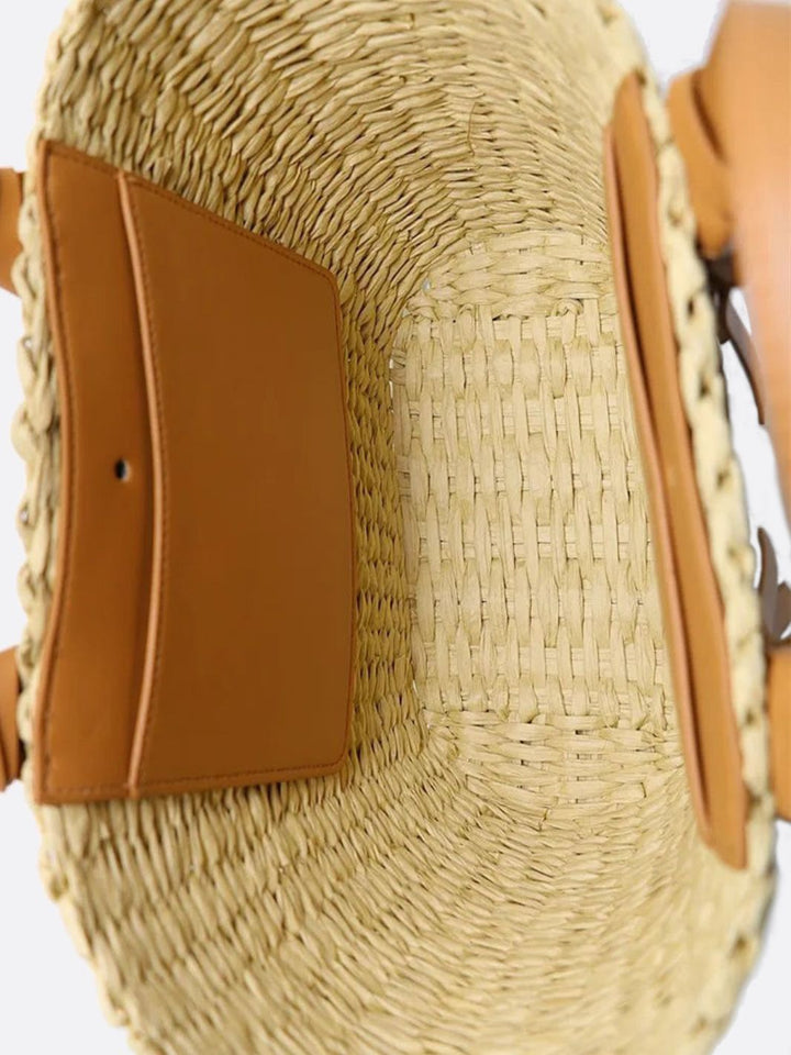 Sac osier et cuir<br>Cortona
