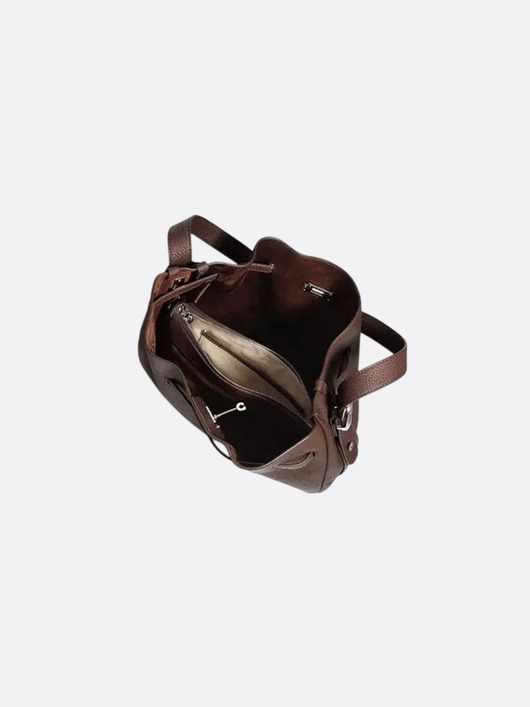 Sac seau en cuir<br>Sienne