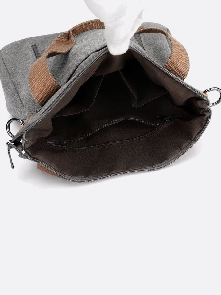Sac toile multipoches