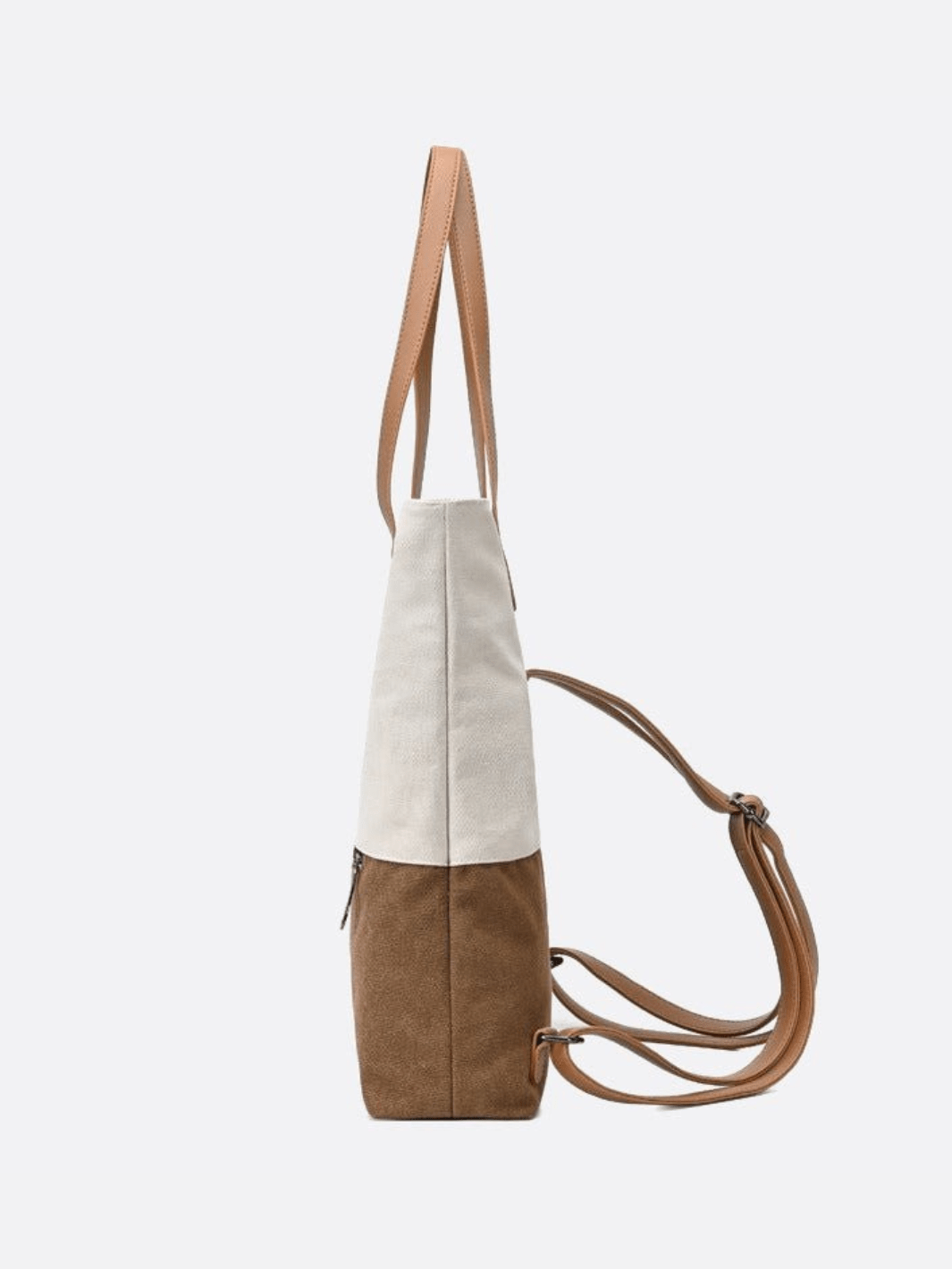 Sac toile porté épaule et dos