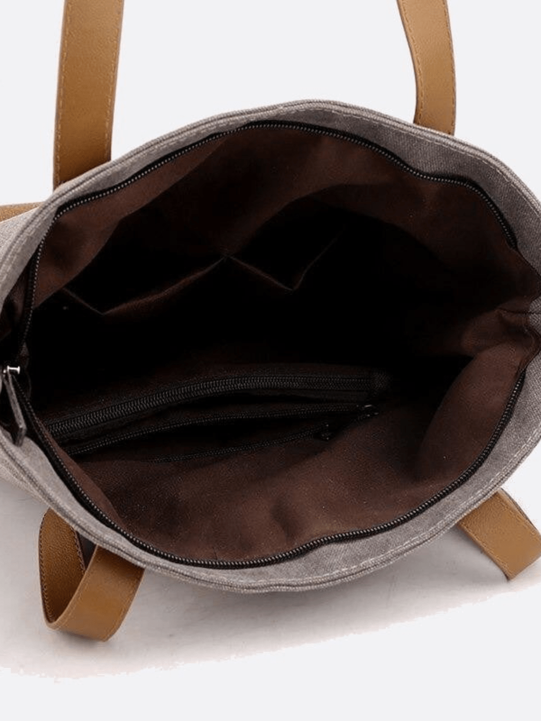 Sac toile porté épaule et dos